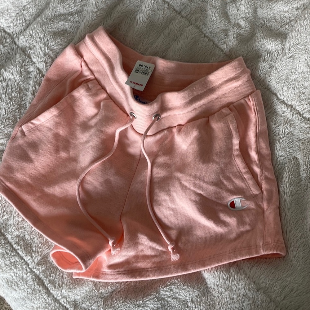 NWT pink champion shorts
